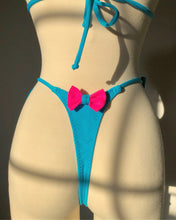 Load image into Gallery viewer, Vintage 1990's Neon Blue Bikini