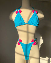 Load image into Gallery viewer, Vintage 1990's Neon Blue Bikini