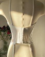 Load image into Gallery viewer, Vintage 1990's White Bustier