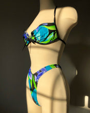 Load image into Gallery viewer, Vintage 1990's Tropical 3 Piece Bikini Set