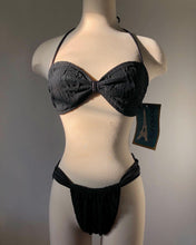 Load image into Gallery viewer, Vintage 1980's Black Bikini