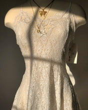 Load image into Gallery viewer, Vintage 1990's White Sheer Dress and Thong Set