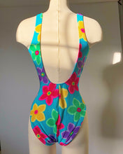 Load image into Gallery viewer, Vintage 1990's Flower One Piece Bikini