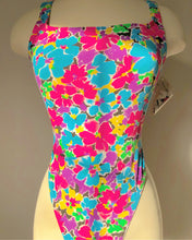 Load image into Gallery viewer, Vintage 1990's Floral High Waist Bodysuit