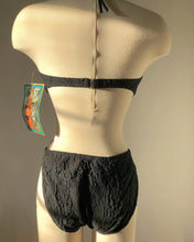 Load image into Gallery viewer, Vintage 1980's Black Bikini