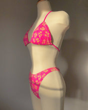 Load image into Gallery viewer, Vintage 1990's Neon Flower Bikini Set