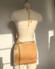 Load image into Gallery viewer, Vintage 1990's Mini Beige Dress