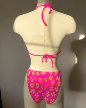 Load image into Gallery viewer, Vintage 1990's Neon Flower Bikini Set