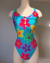 Load image into Gallery viewer, Vintage 1990's Flower One Piece Bikini