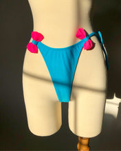 Load image into Gallery viewer, Vintage 1990's Neon Blue Bikini