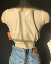 Load image into Gallery viewer, Vintage 1980's Ivory Crop Top