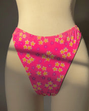 Load image into Gallery viewer, Vintage 1990's Neon Flower Bikini Set
