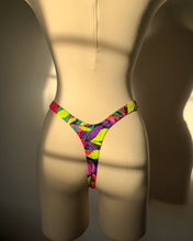 Load image into Gallery viewer, Vintage 1990&#39;s Floral Bikini Thong Bottoms
