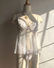 Load image into Gallery viewer, Vintage 1990&#39;s Babydoll &amp; Thong Set
