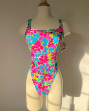 Load image into Gallery viewer, Vintage 1990&#39;s Floral High Waist Bodysuit
