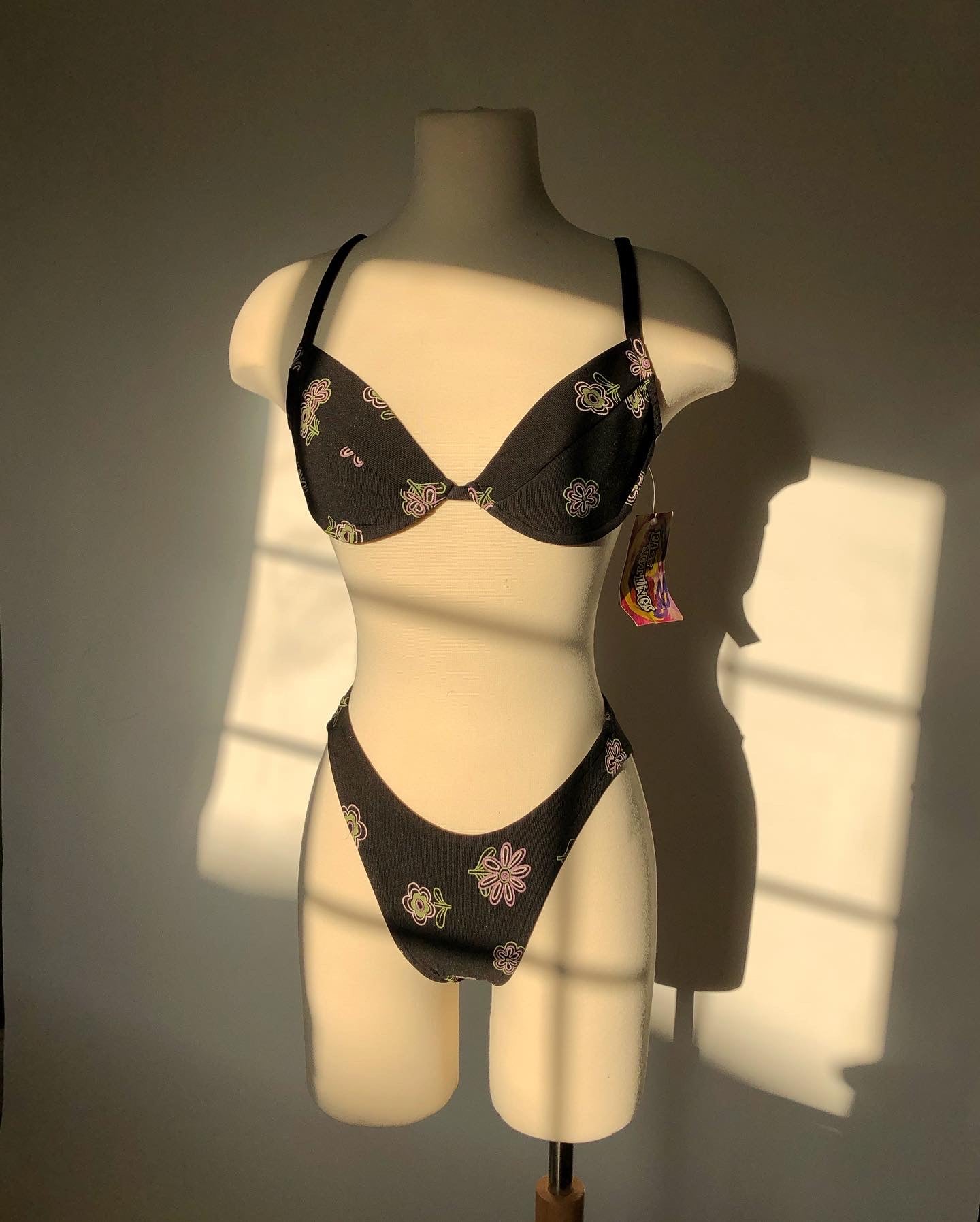 Vintage 1990's Flower Bikini