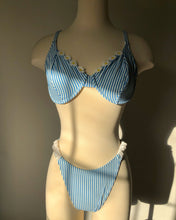 Load image into Gallery viewer, Vintage 1990&#39;s Daisy Striped Bikini
