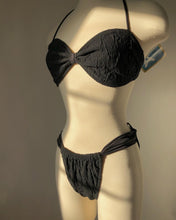 Load image into Gallery viewer, Vintage 1980&#39;s Black Bikini
