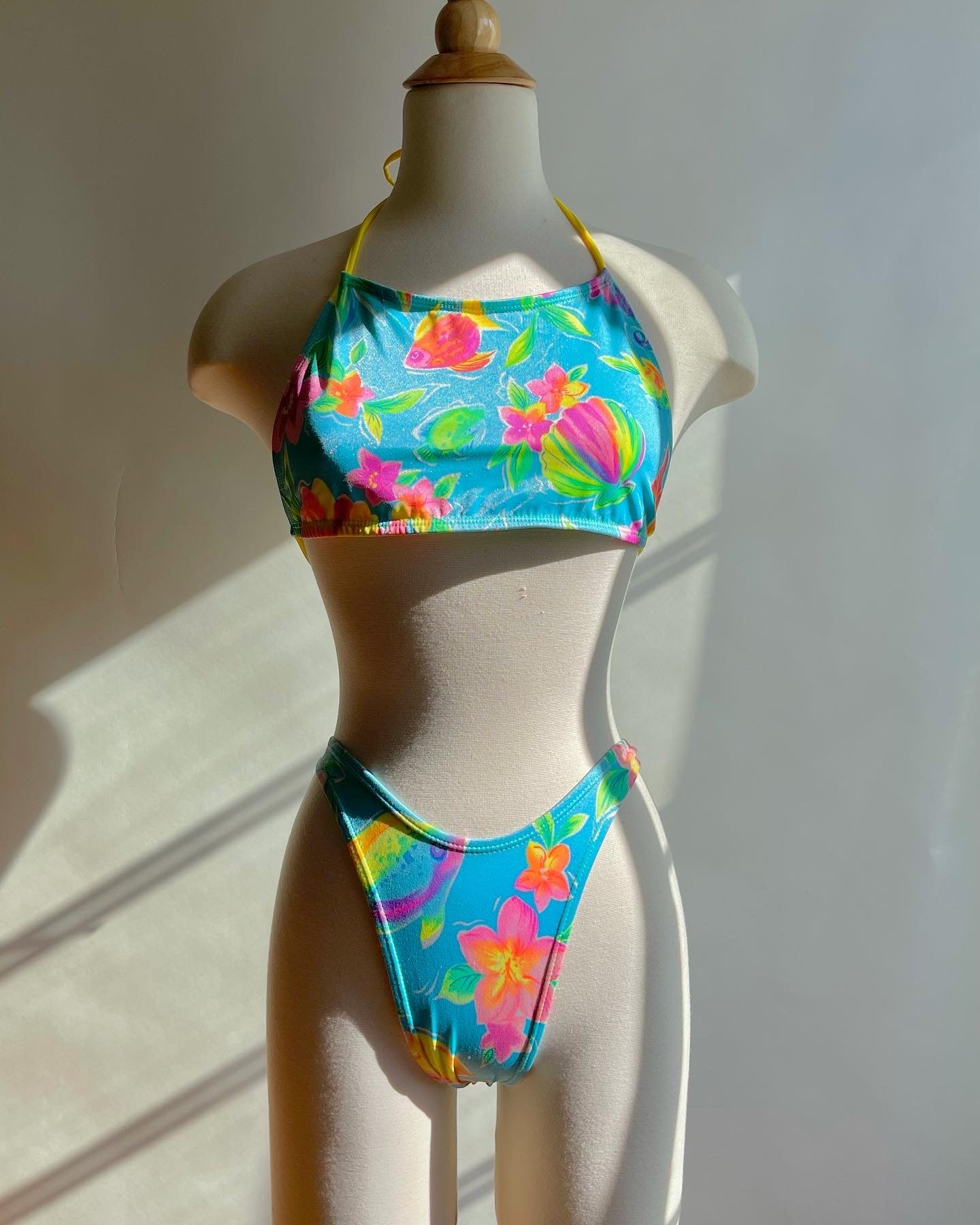 Vintage 1990's Fish Print Bikini