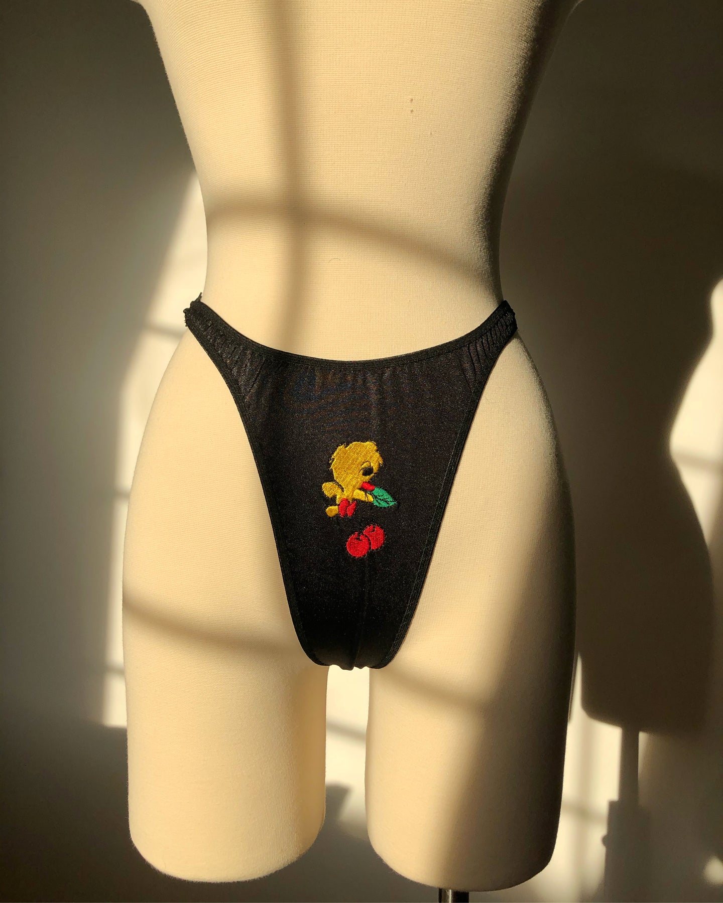 Vintage 1990's Tweety Bird Bikini Thong Bottoms