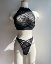 Load image into Gallery viewer, NWT Vintage 1990s Black Lingerie Set
