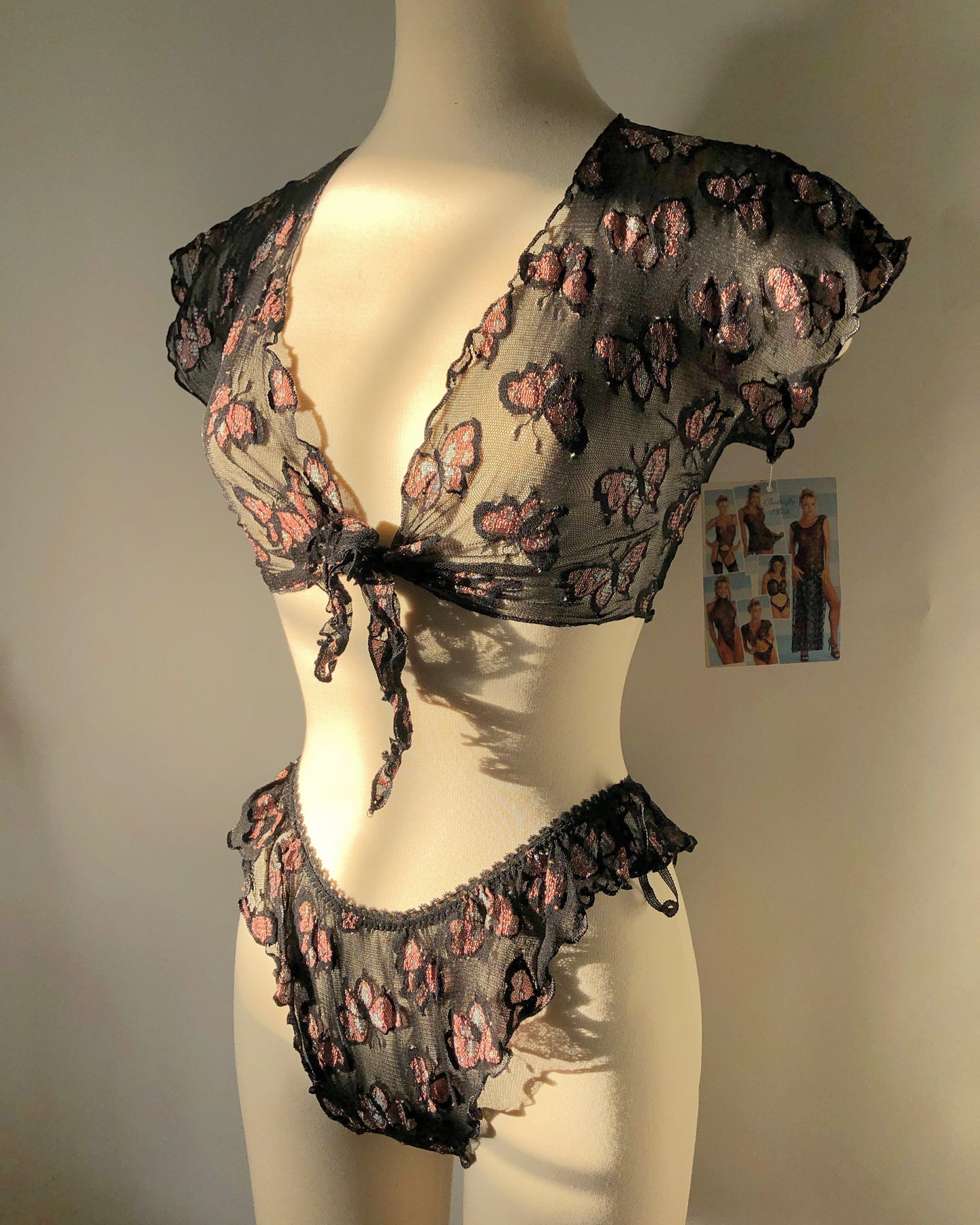 Vintage 1990's Butterfly Mesh Set